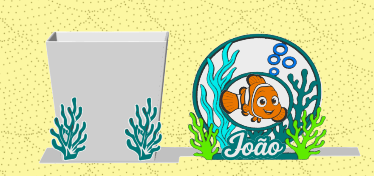 10 Centros de Mesa - Procurando nemo