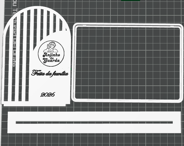 Placa dia da familia