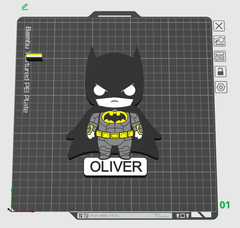 Topo de Bolo - Batman