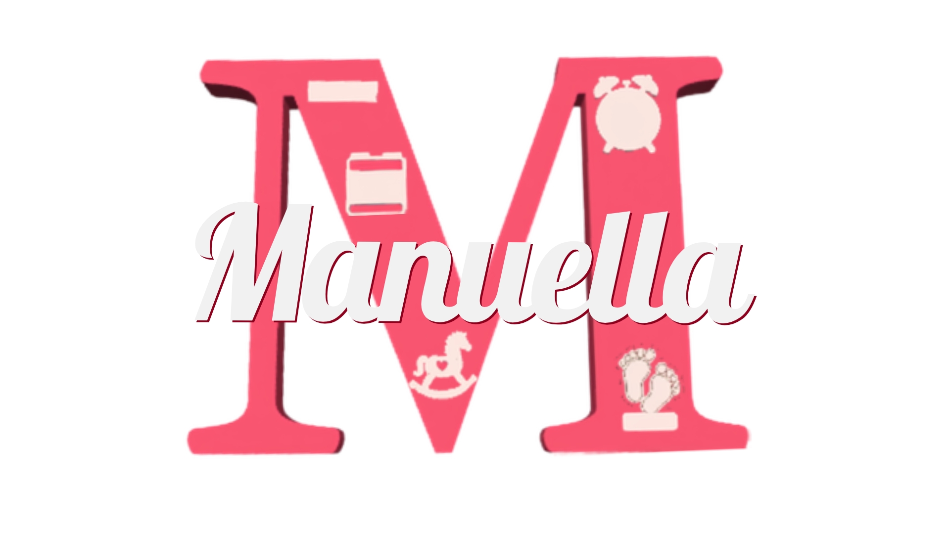 Placa de nome - Manuella