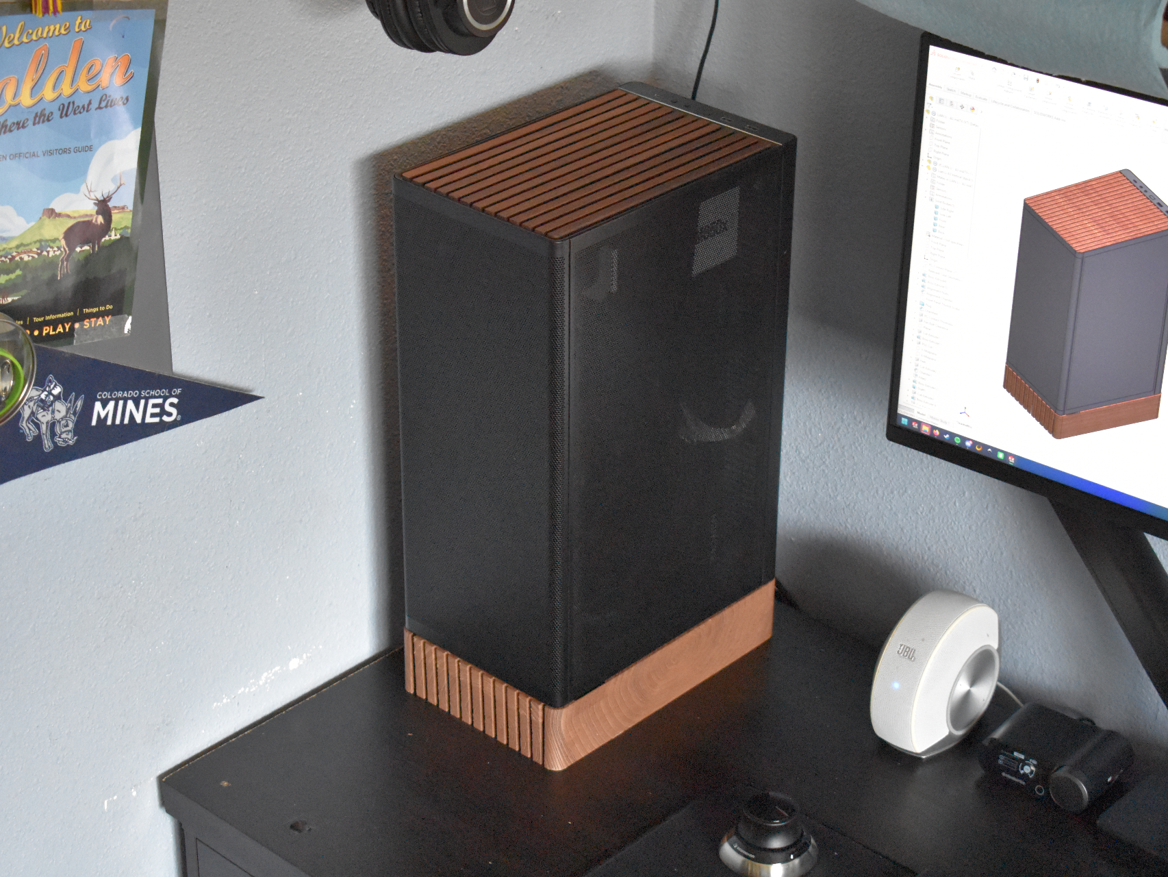 Suporte Vertical Lian Li A3-mATX